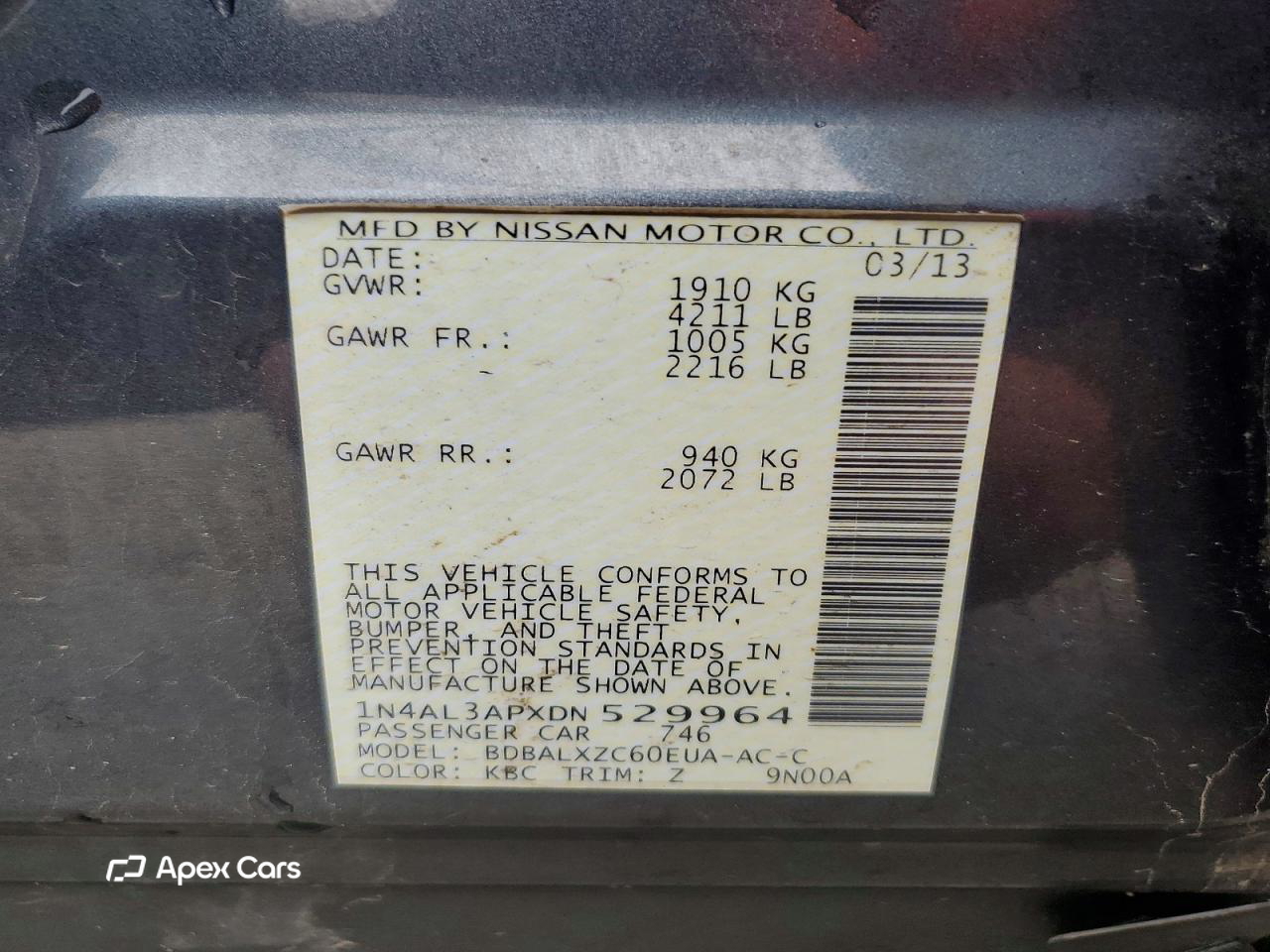 Nissan Altima 2013
