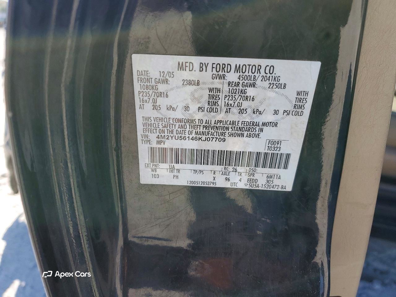 Mercury Mariner 2006