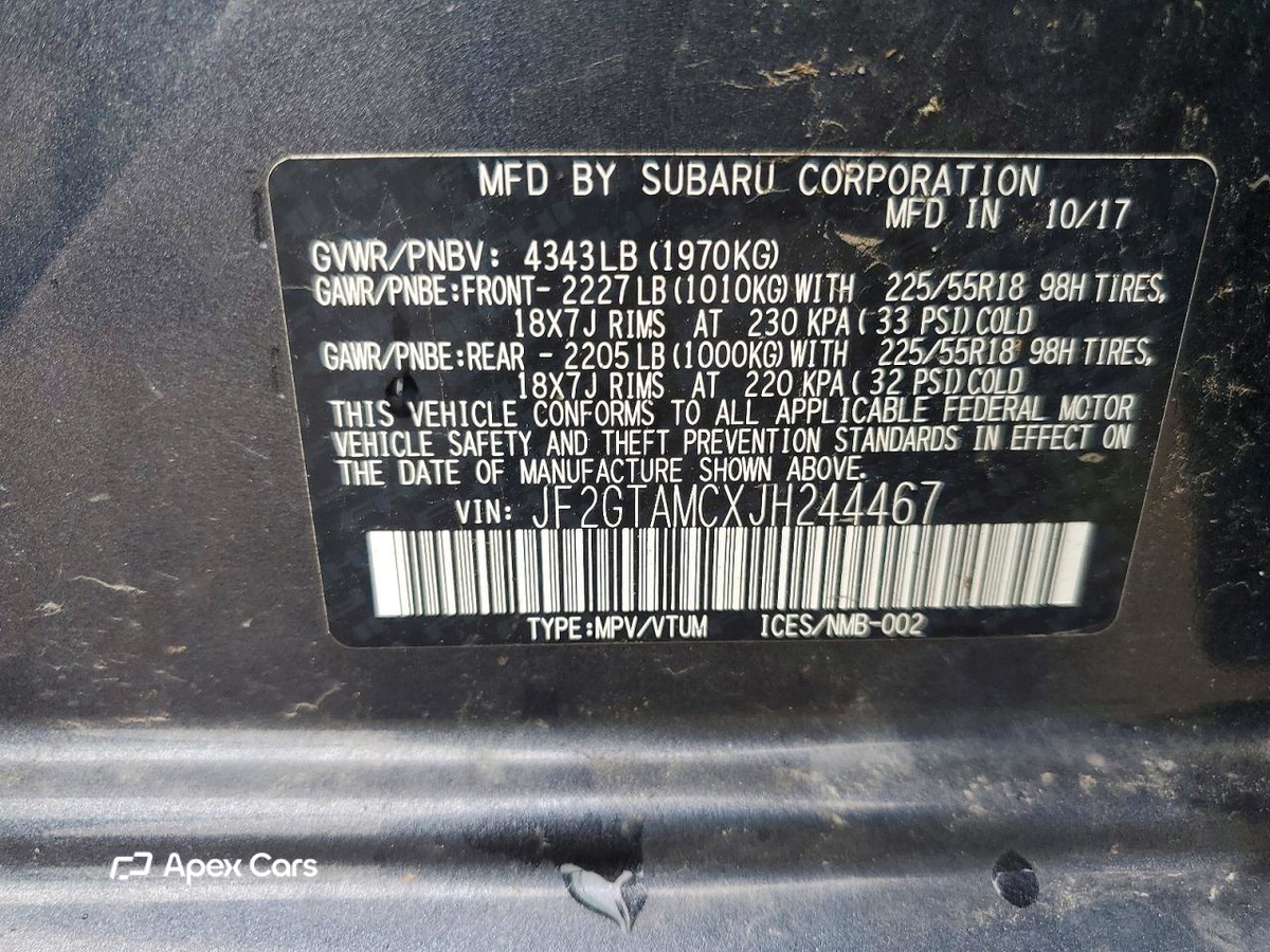 Subaru XV 2018