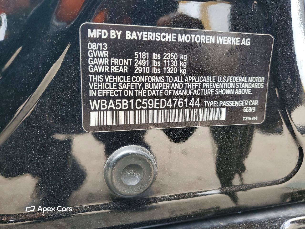 BMW Series 5 2014