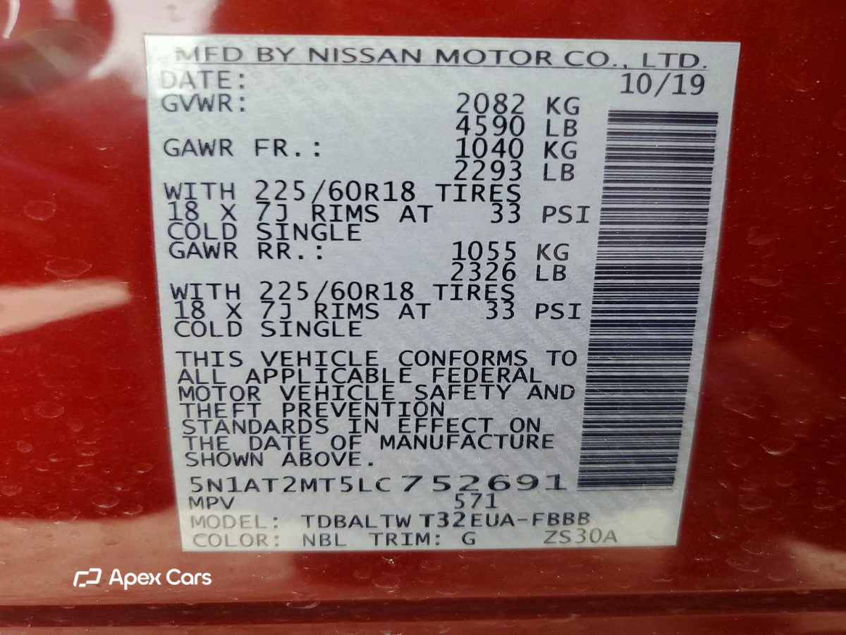 Nissan Rogue 2020