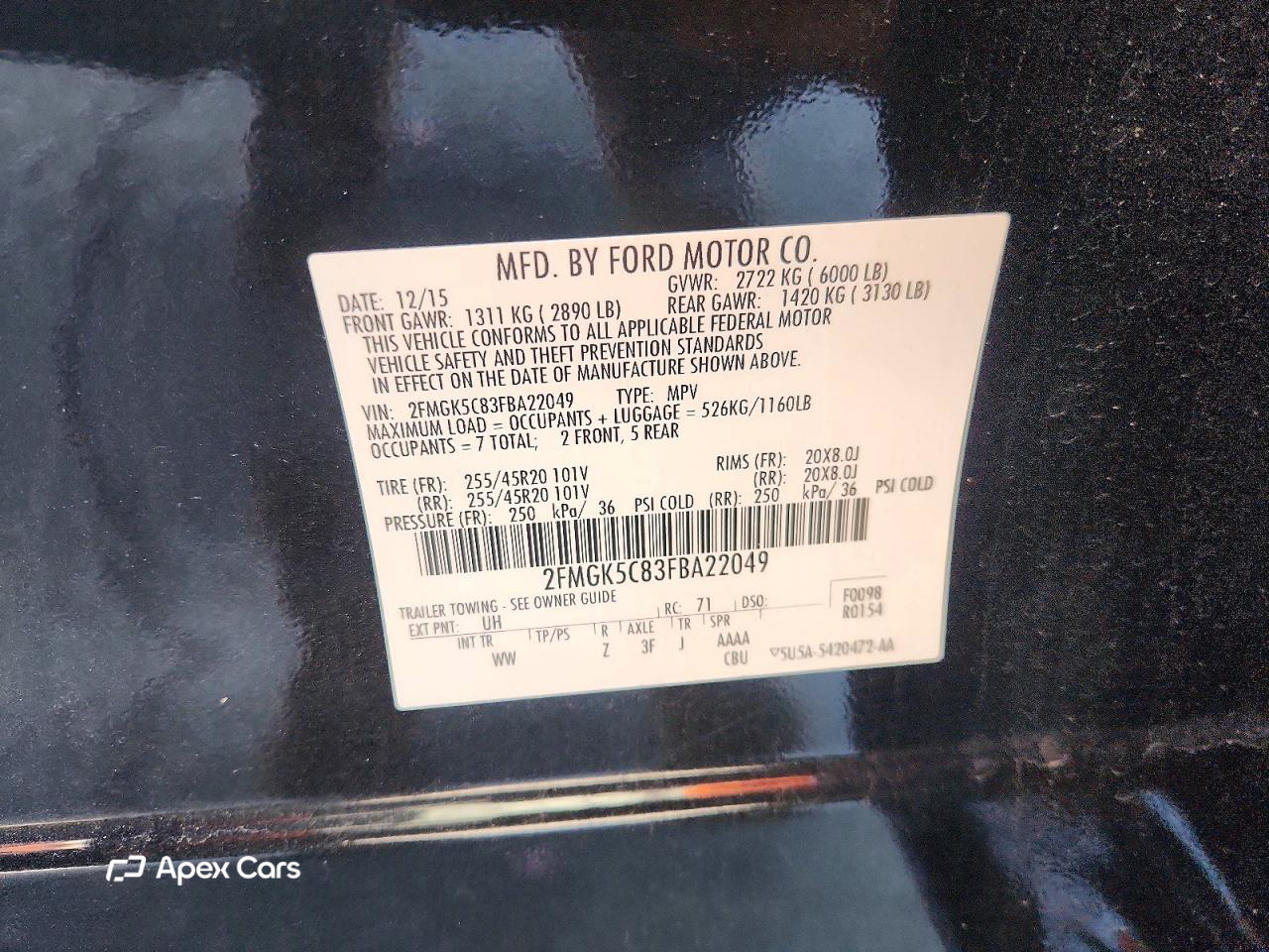 Ford Flex 2015