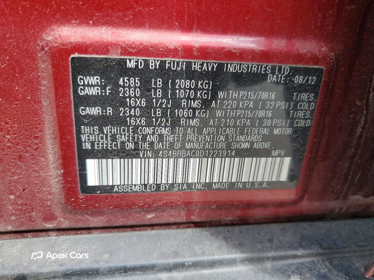Subaru Outback 2013