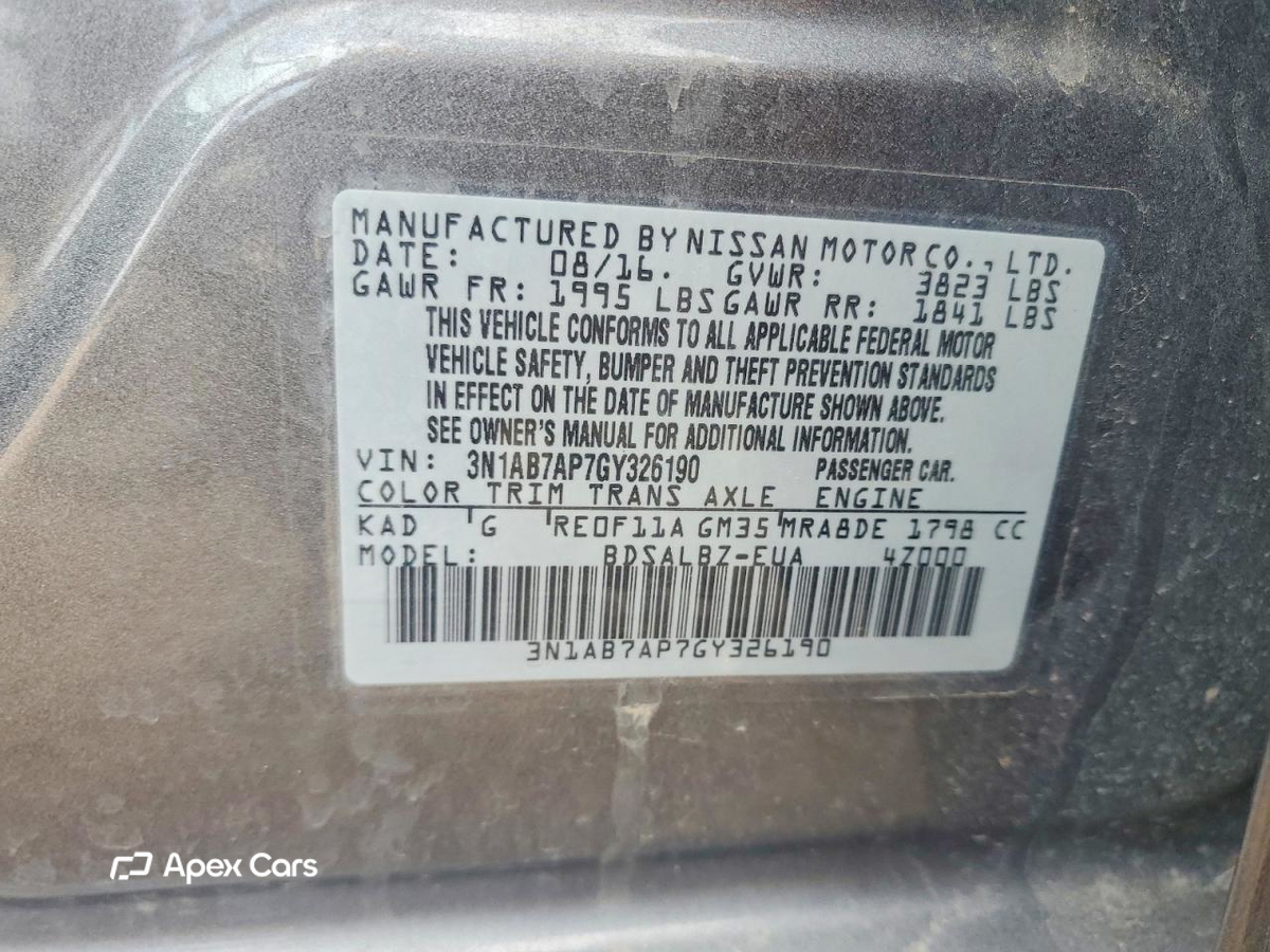 Nissan Sentra 2016