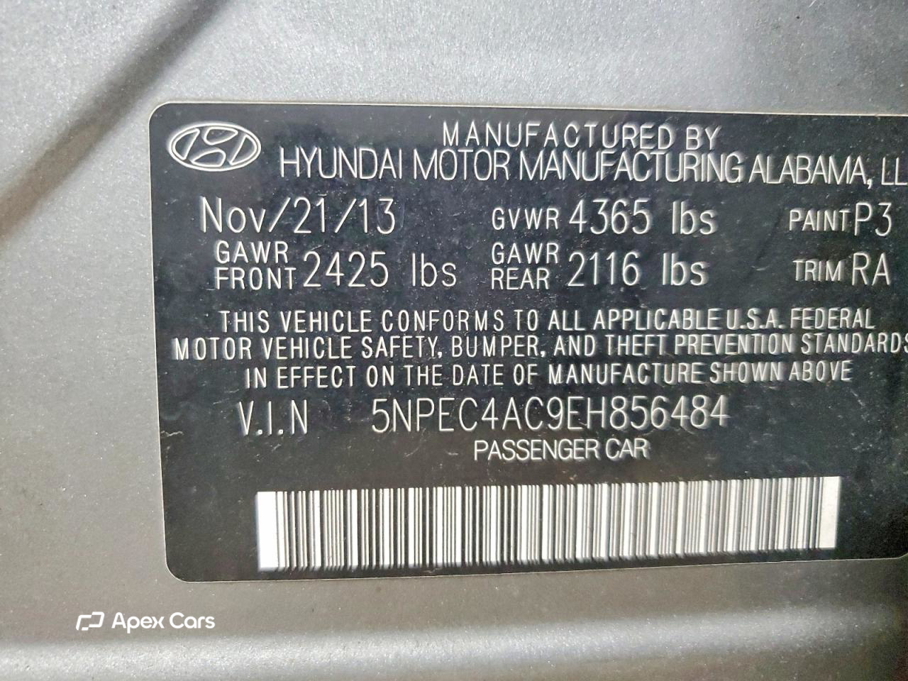 Hyundai Sonata 2014