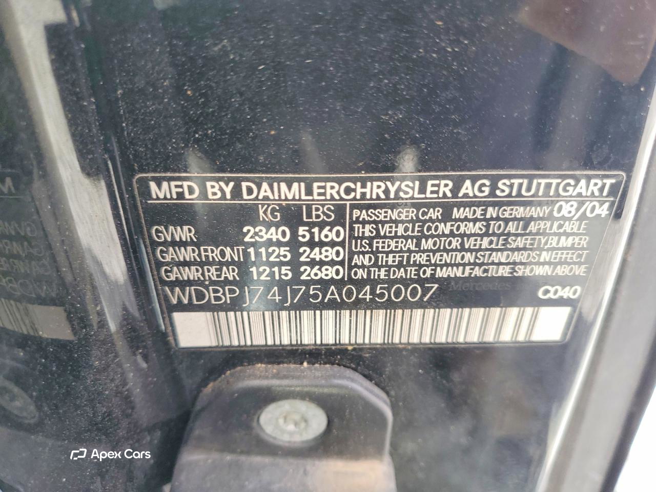 Mercedes-Benz CL-klasse 2005