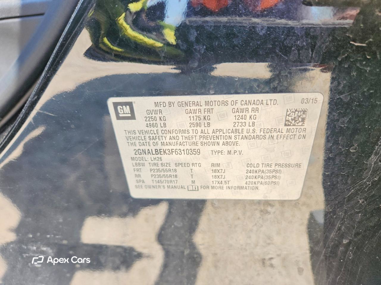 Chevrolet Equinox 2015