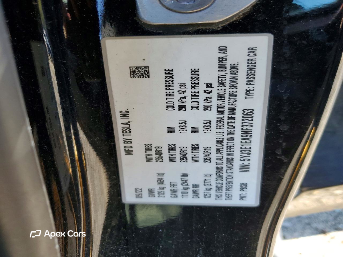 Tesla Model 3 2022
