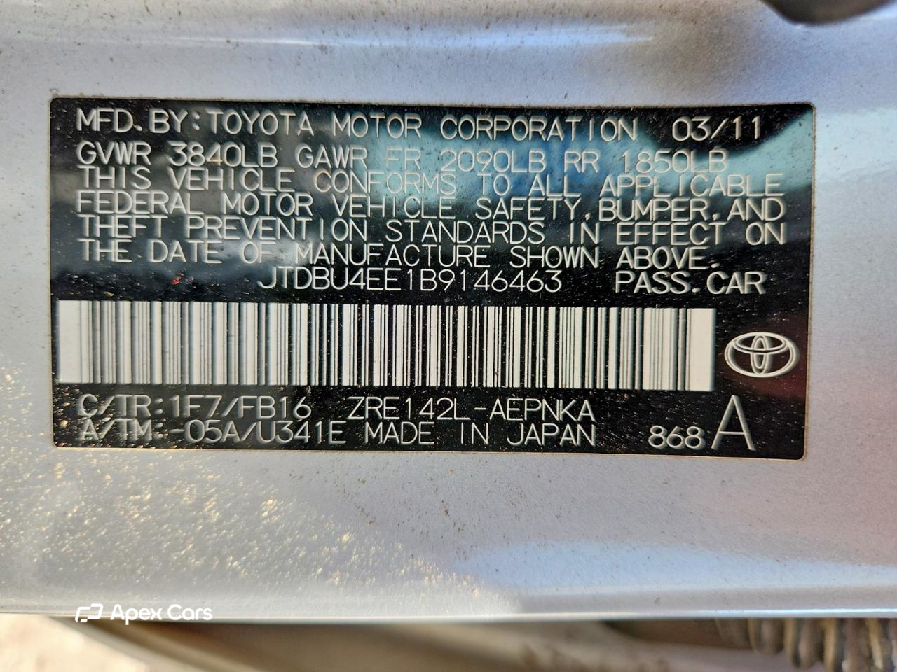 Toyota Corolla 2011