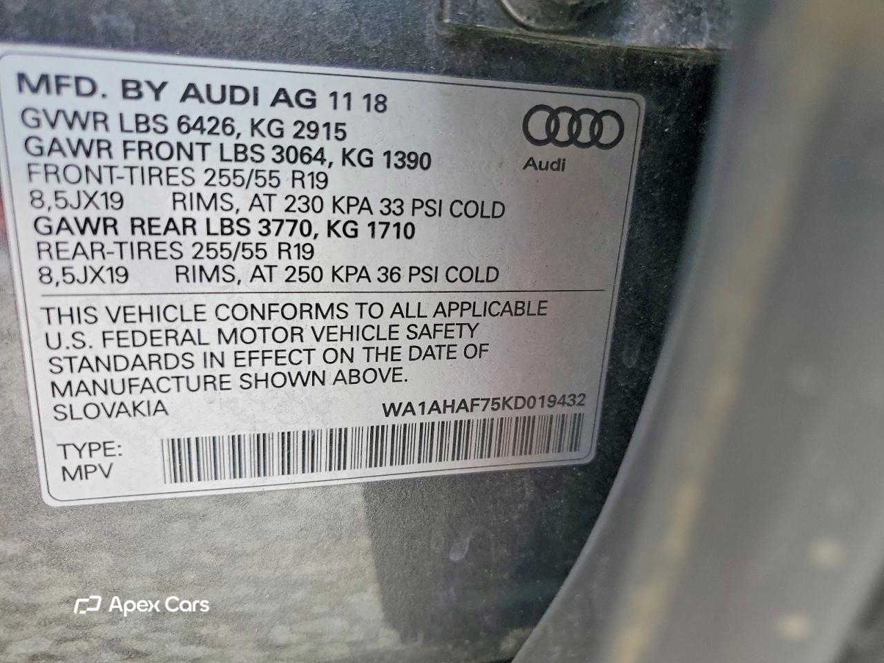 Audi Q7 2019