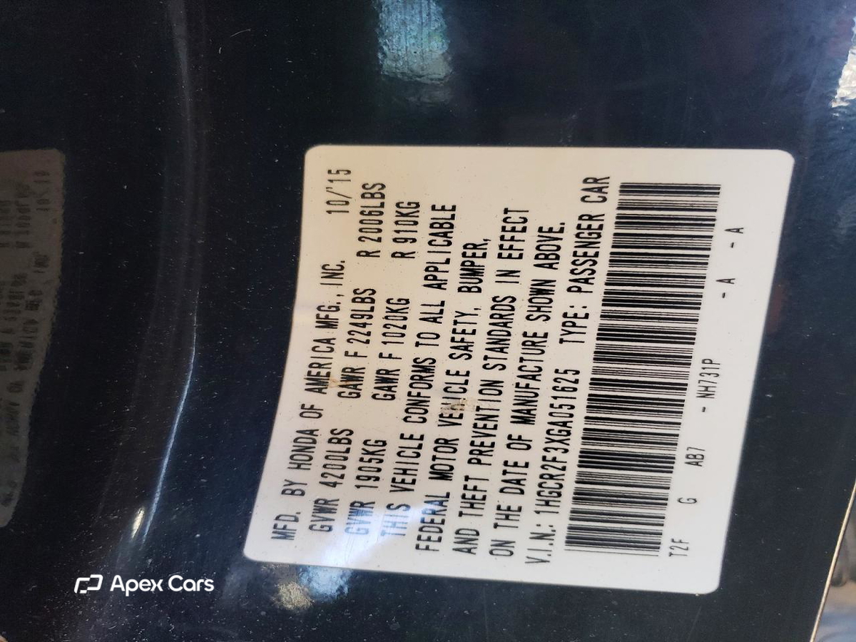 Honda Accord 2016