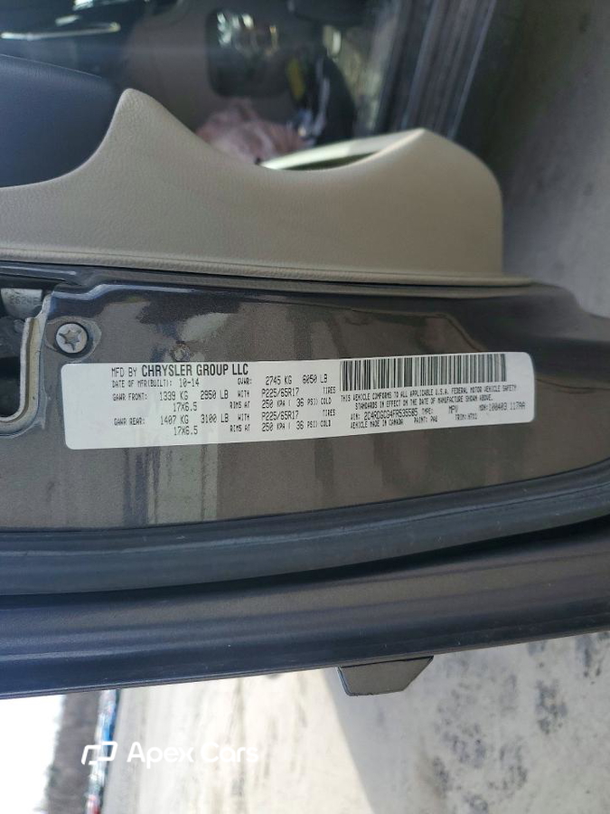 Dodge Caravan 2015