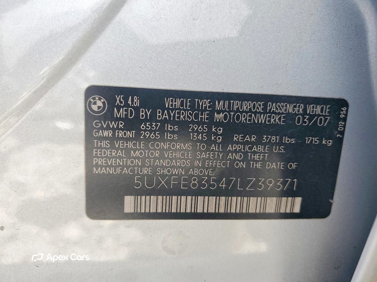 BMW X5 2007