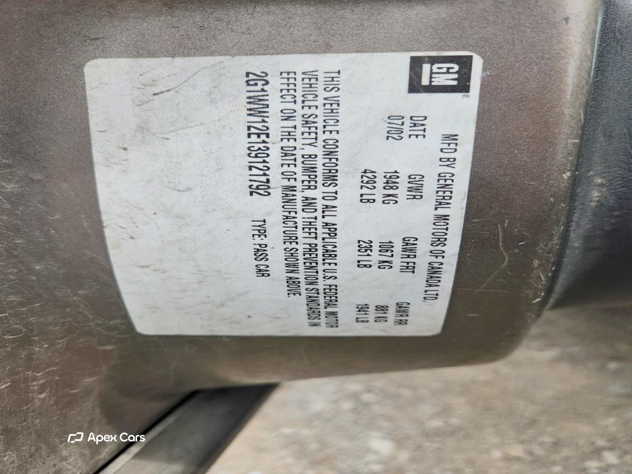 Chevrolet Monte Carlo 2003