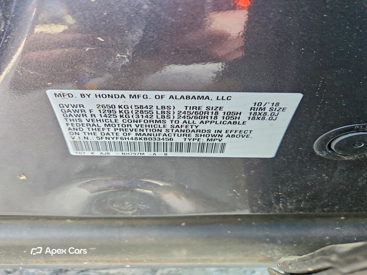 Honda Pilot 2019