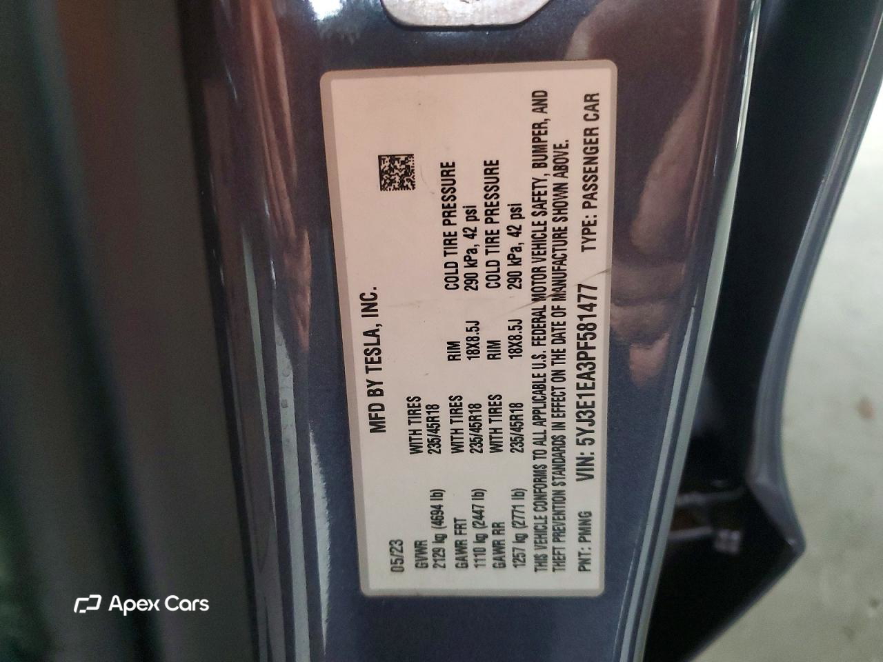 Tesla Model 3 2023