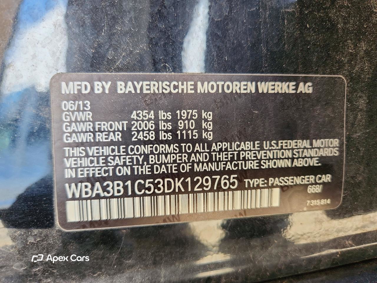 BMW Series 3 2013
