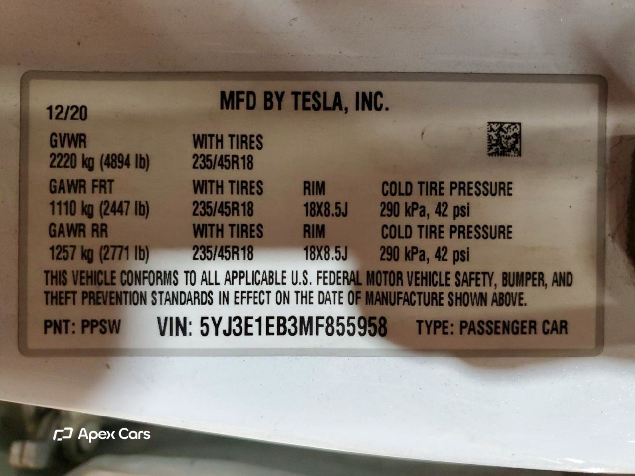 Tesla Model 3 2021
