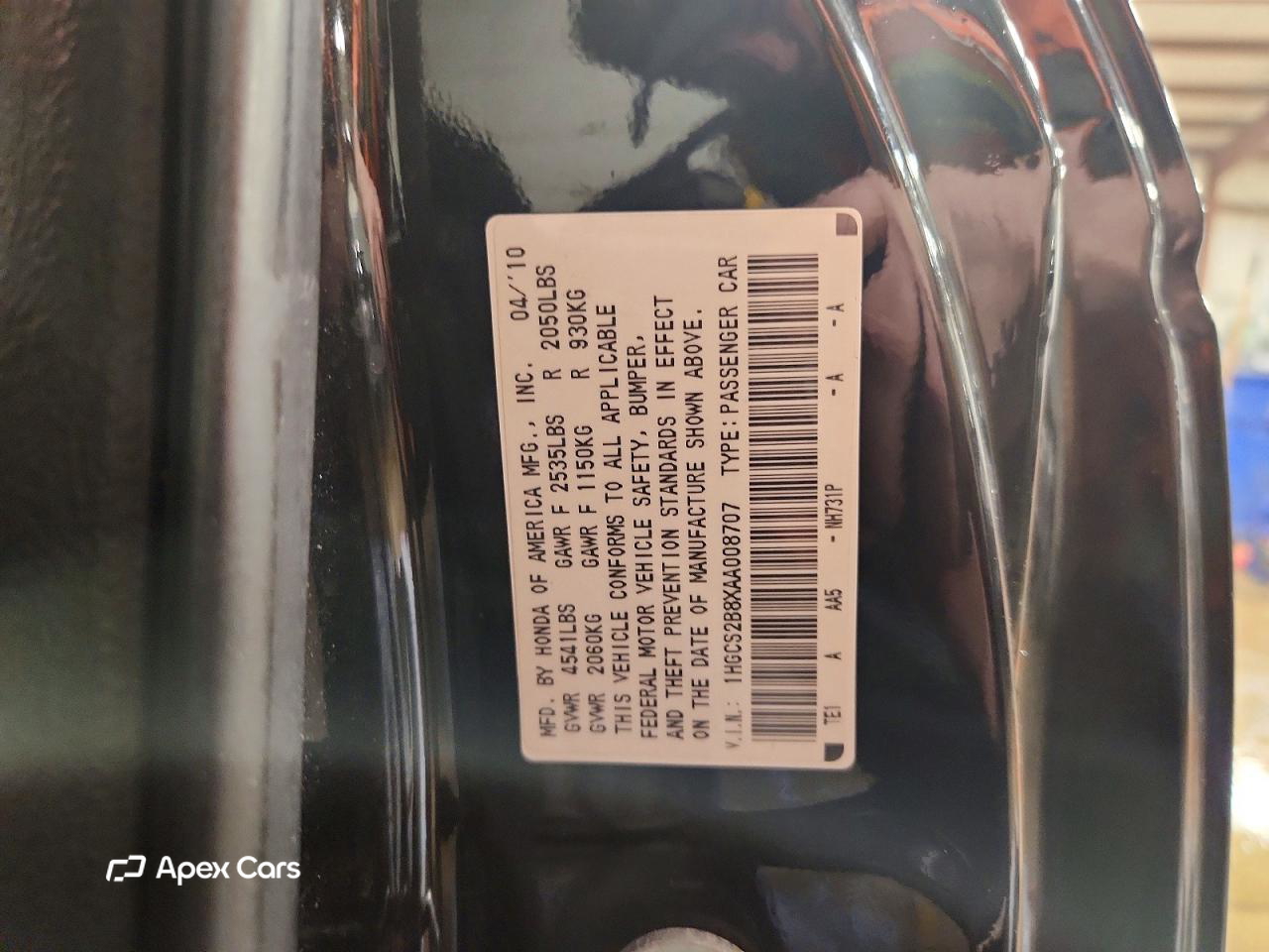 Honda Accord 2010