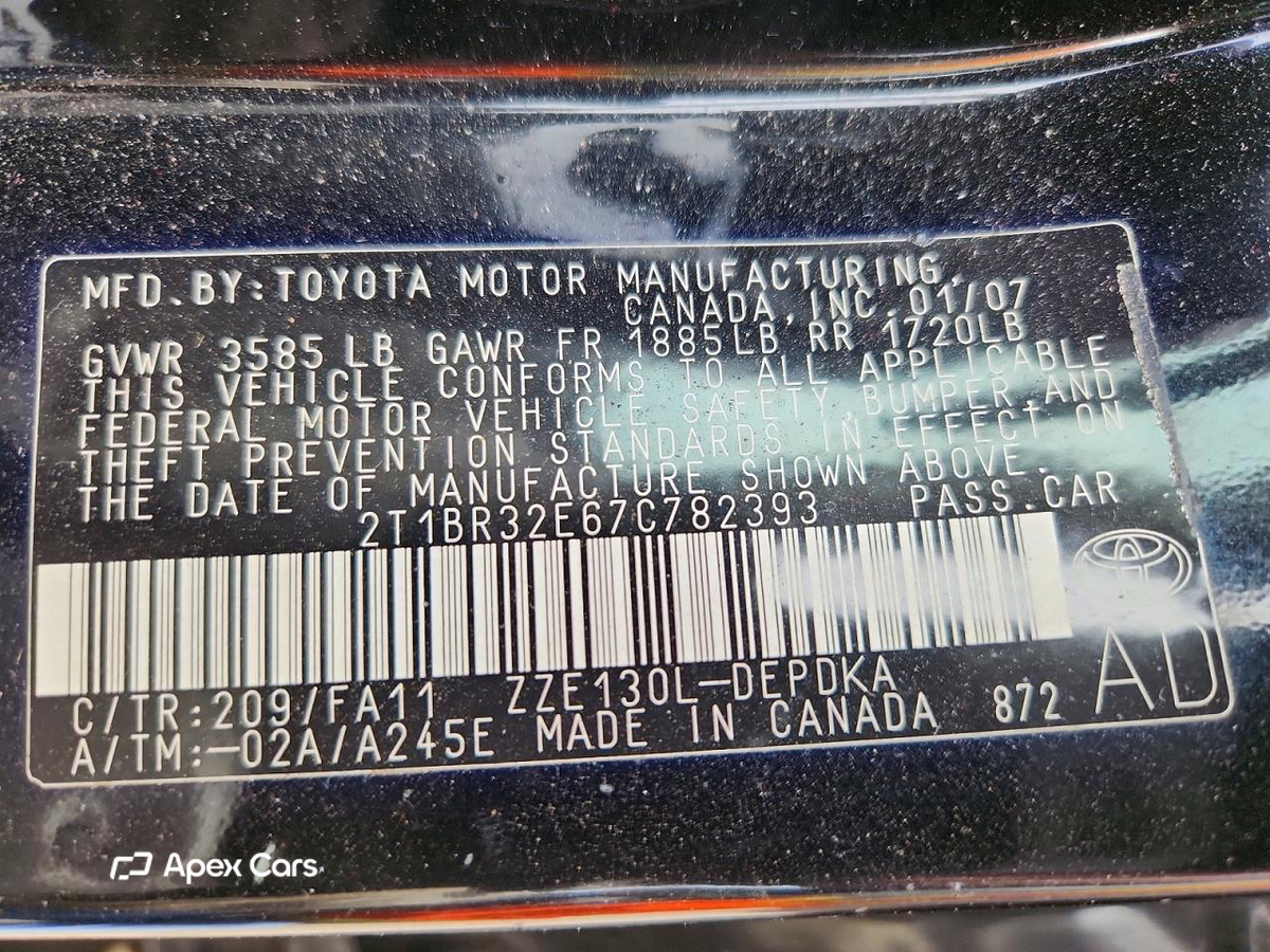 Toyota Corolla 2007