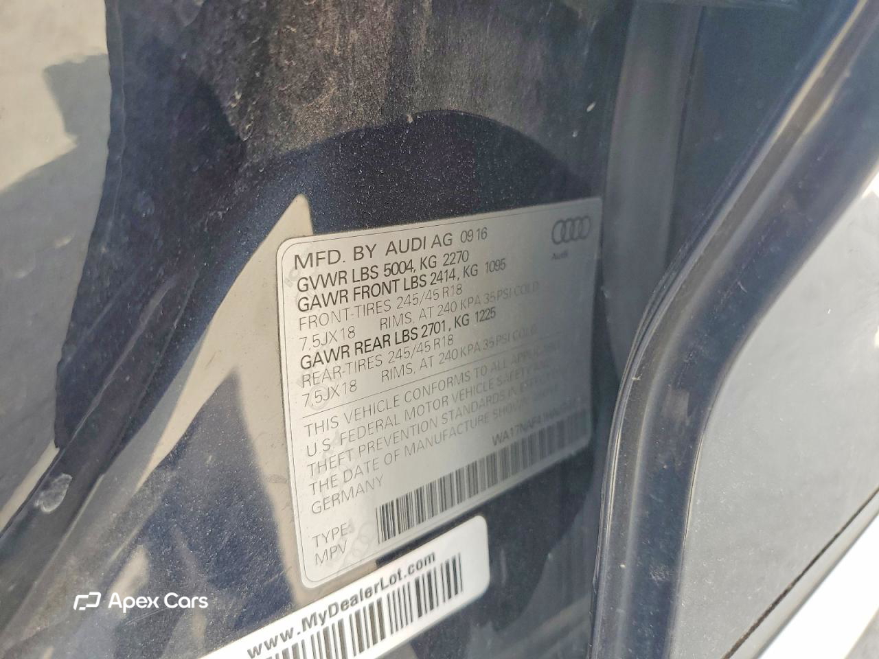 Audi A4 2017