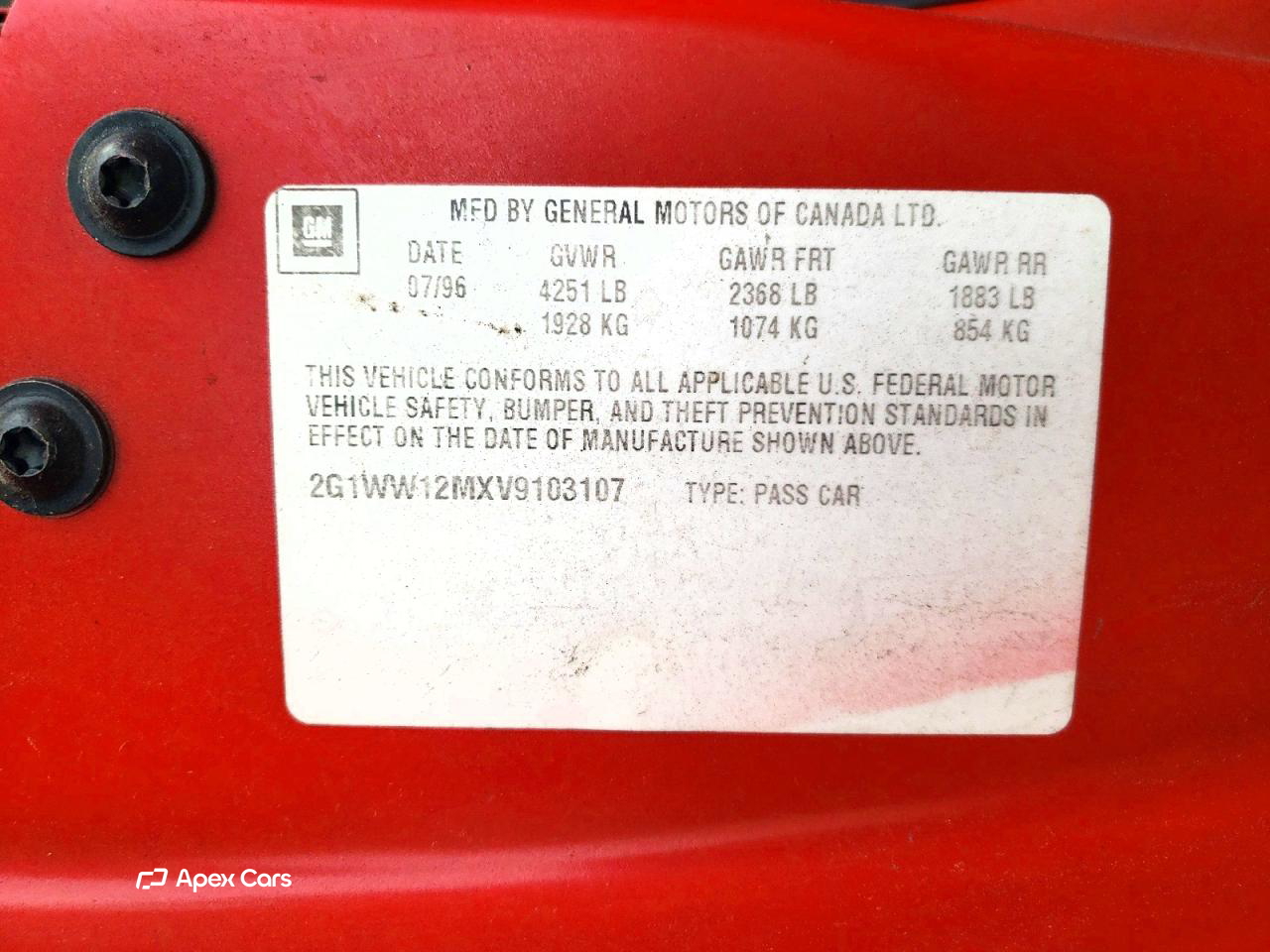 Chevrolet Monte Carlo 1997