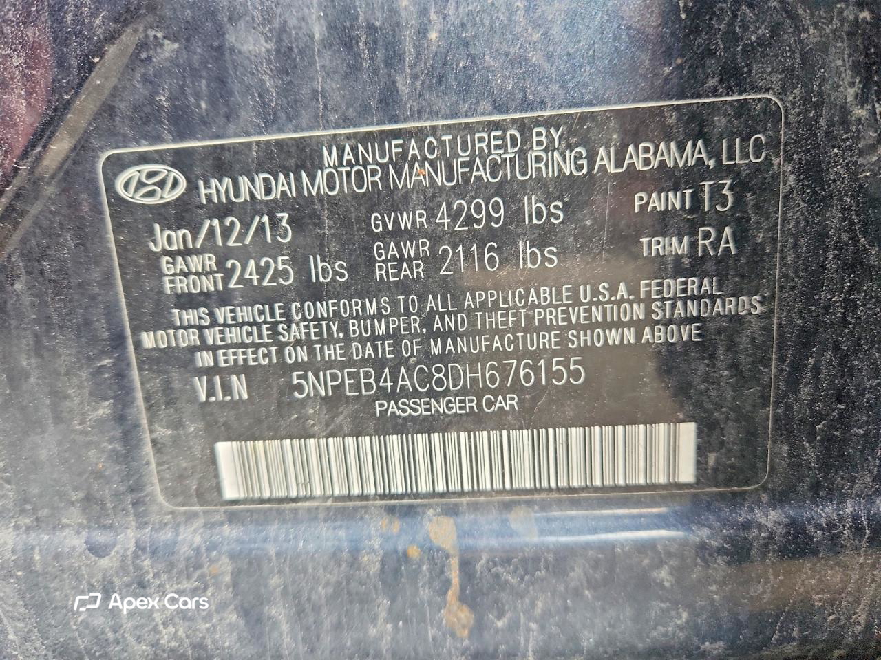 Hyundai Sonata 2013
