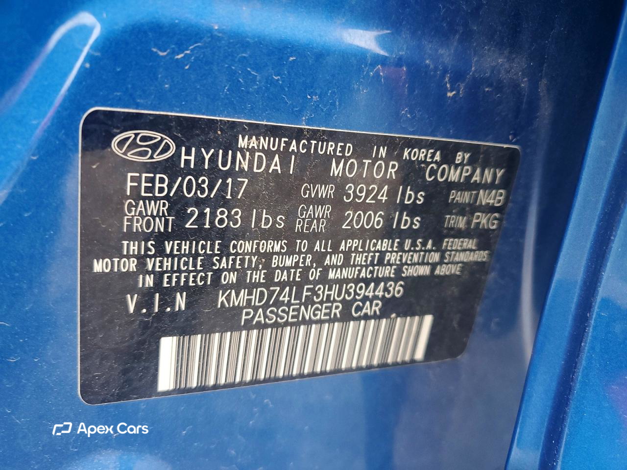 Hyundai Elantra 2017