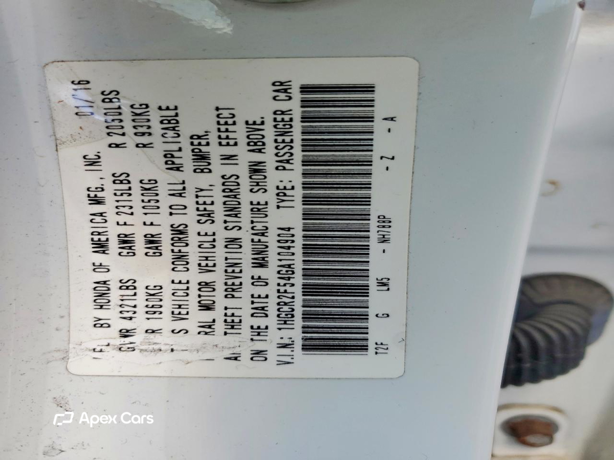 Honda Accord 2016