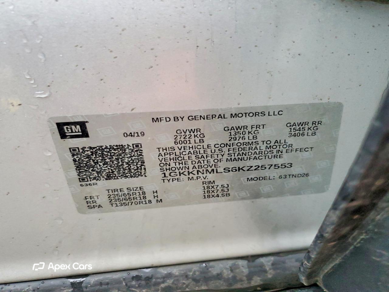 GMC Acadia 2019