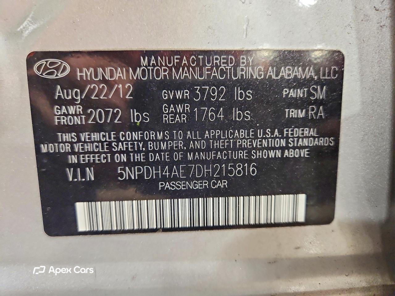 Hyundai Elantra 2013