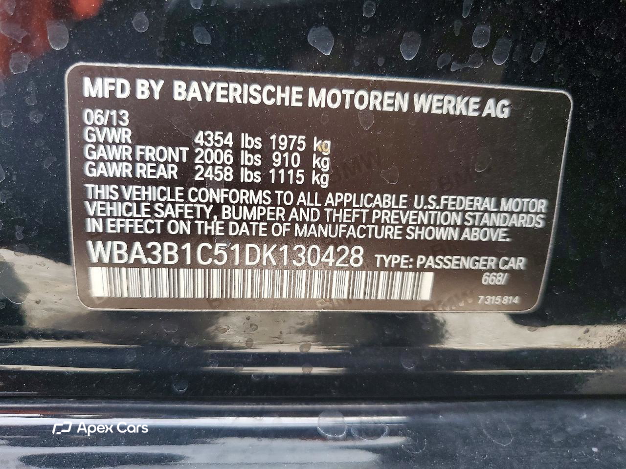 BMW Series 3 2013