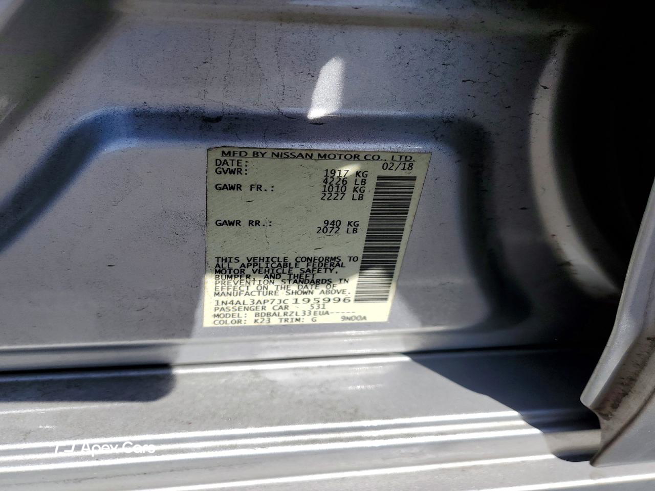 Nissan Altima 2018