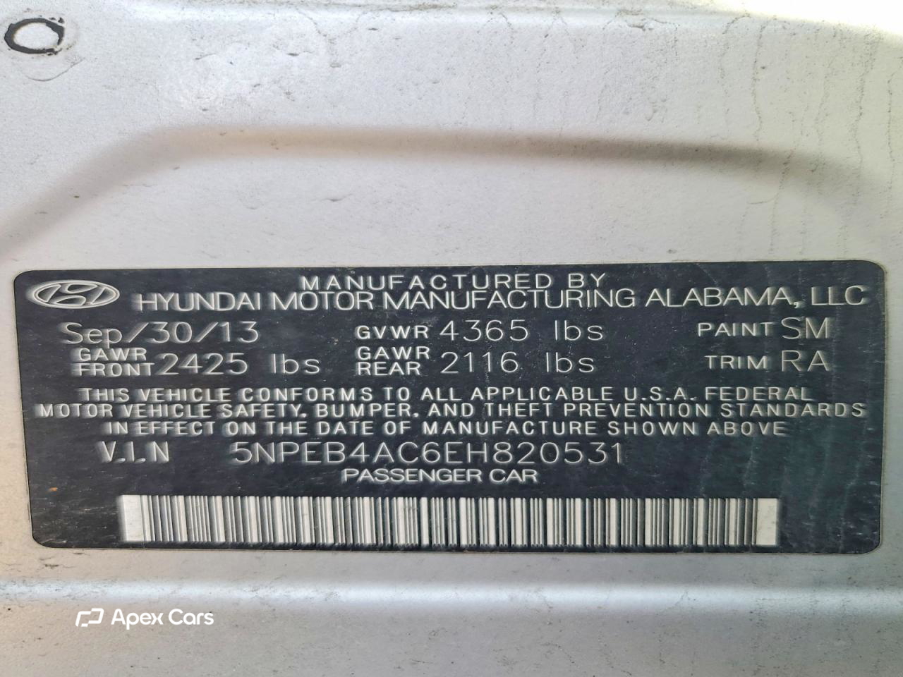 Hyundai Sonata 2014