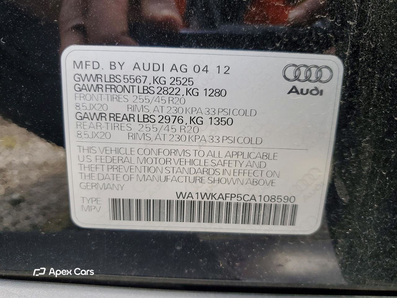 Audi Q5 2012