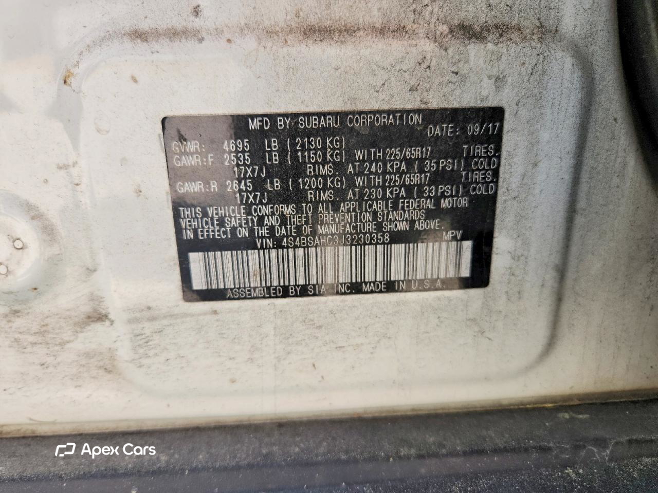 Subaru Outback 2018