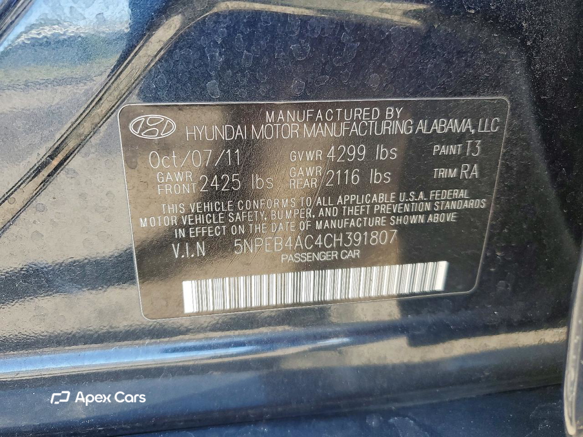 Hyundai Sonata 2012