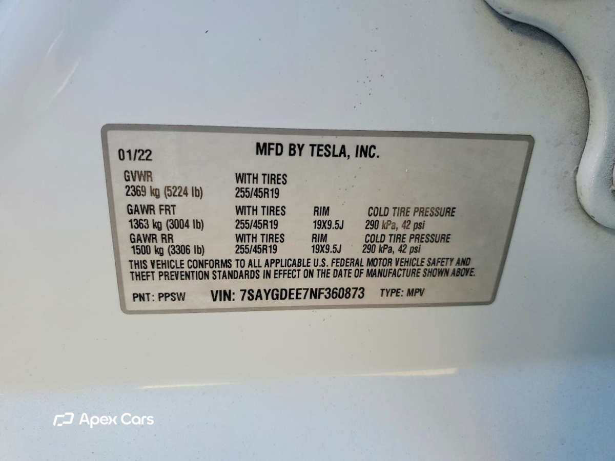 Tesla Model Y 2022