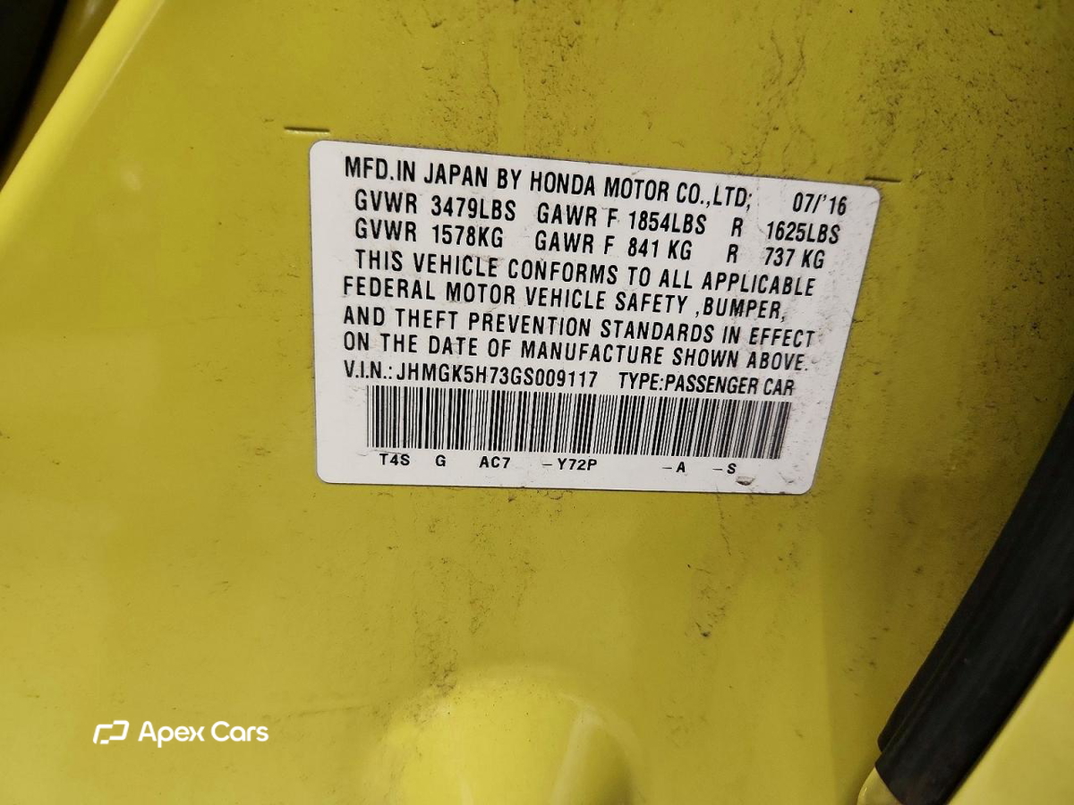 Honda Fit 2016