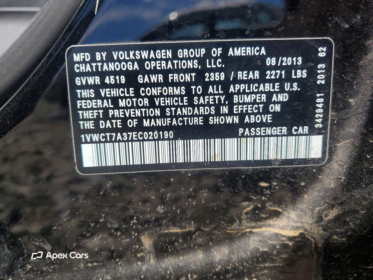 Volkswagen Passat 2014