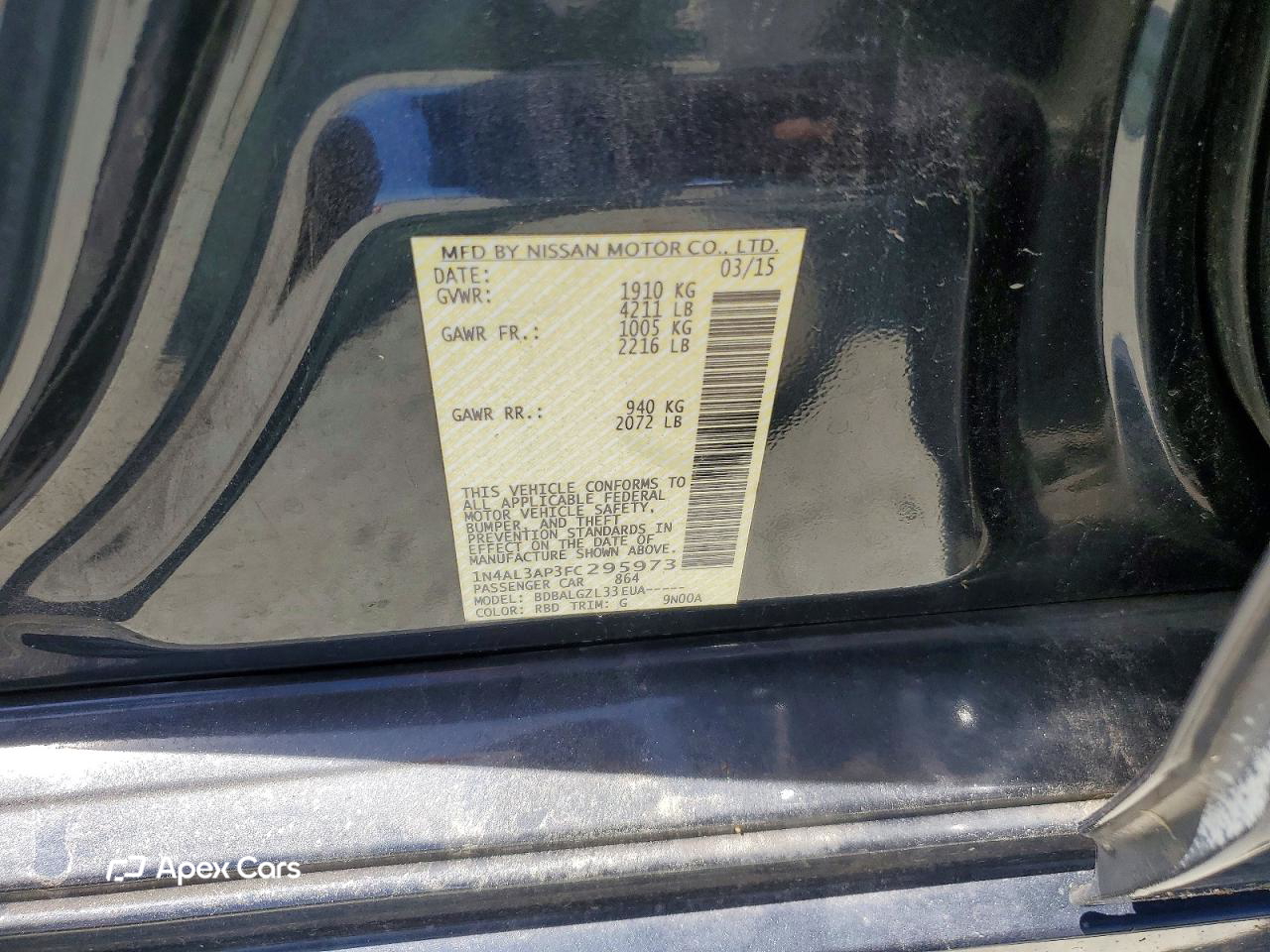 Nissan Altima 2015