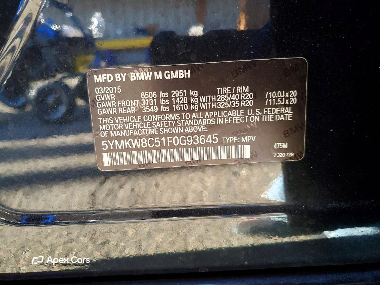 BMW X6 2015