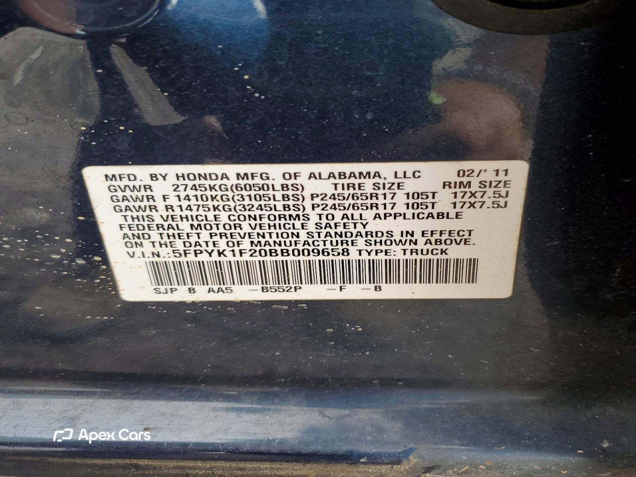 Honda Ridgeline 2011