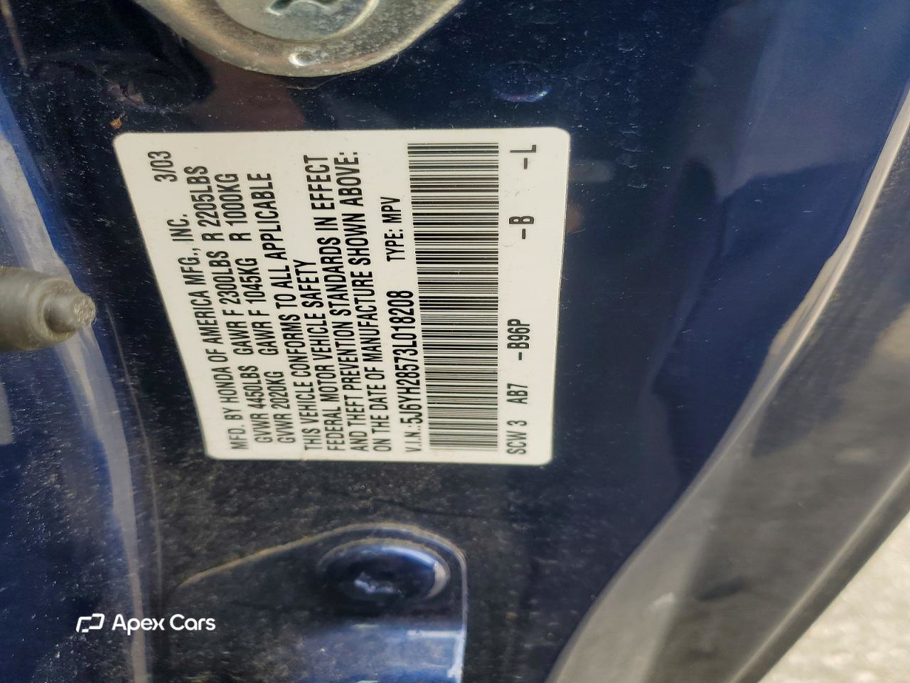 Honda Element 2003