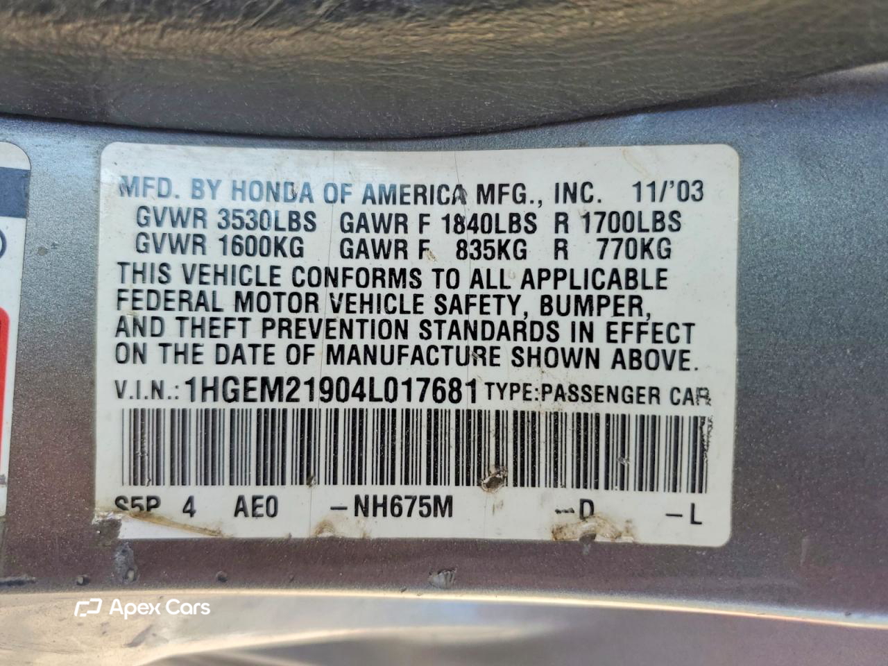 Honda Civic 2004