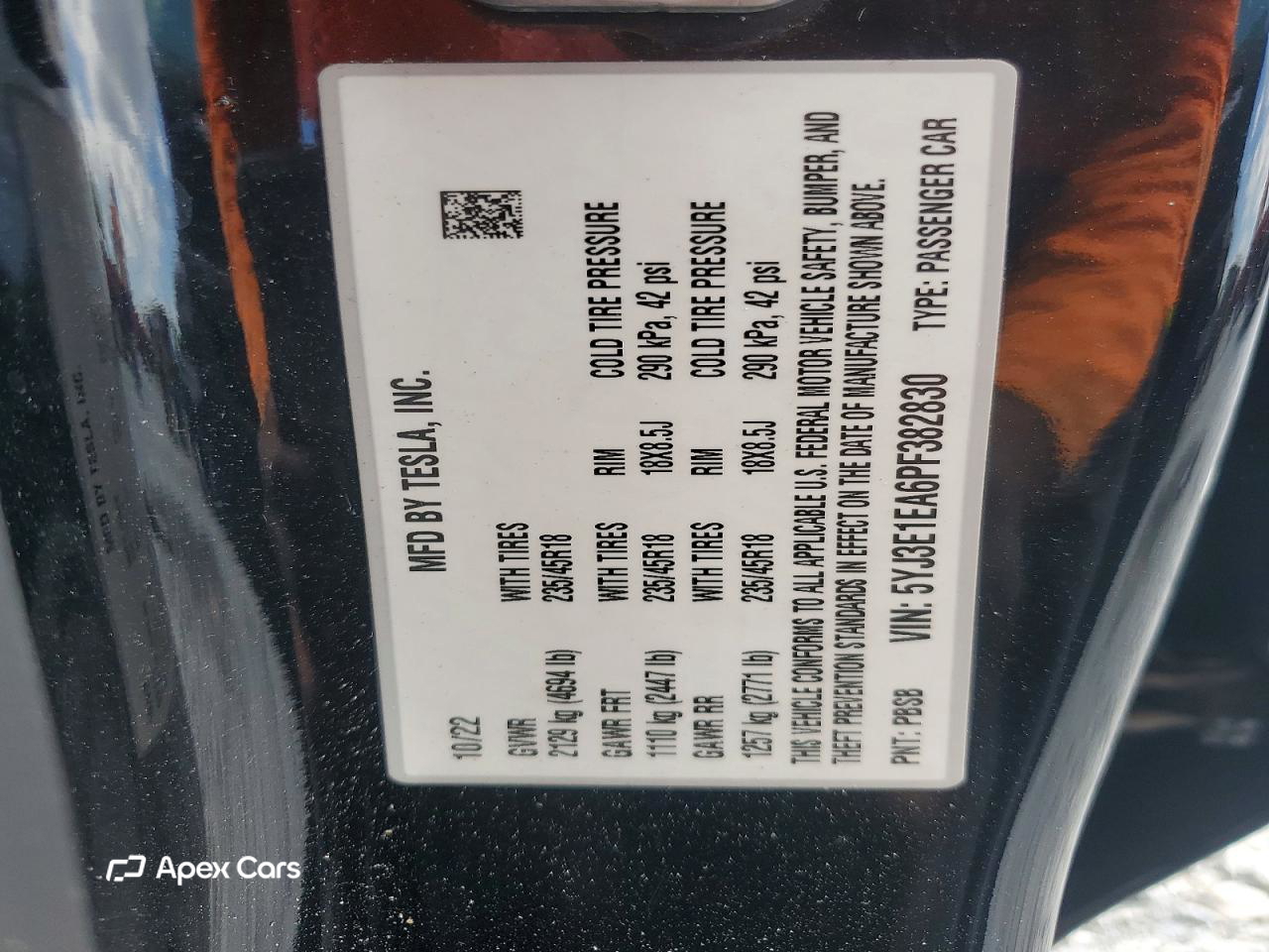 Tesla Model 3 2023