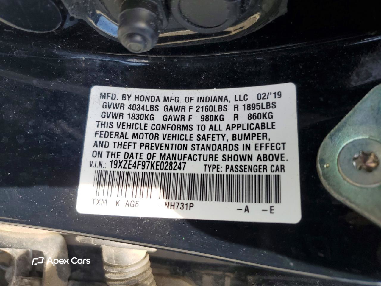 Honda Insight 2019