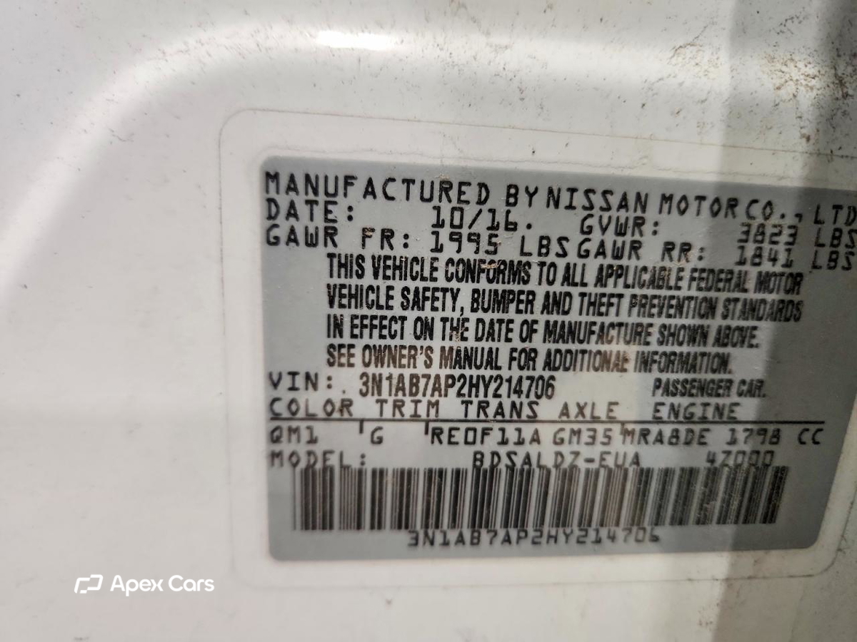 Nissan Sentra 2017