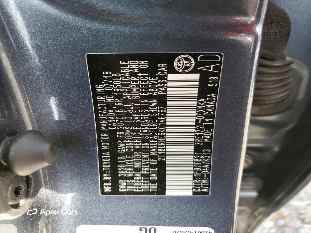 Toyota Corolla 2019