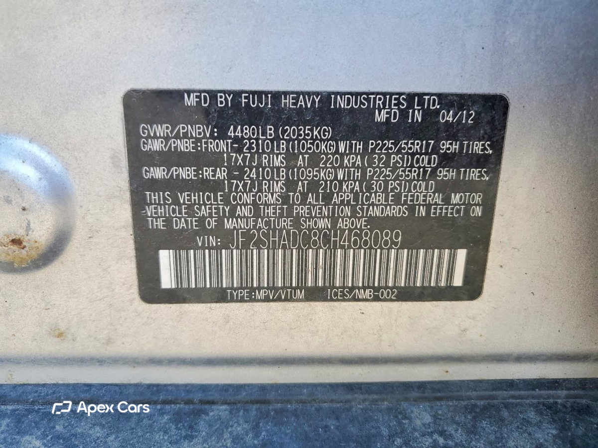 Subaru Forester 2012